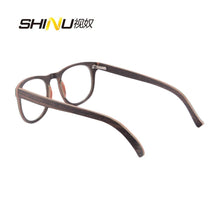 Load image into Gallery viewer, black frame glasses   luxury myopia glasses frame women eyeglasses round vintage glass 68045