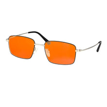 Load image into Gallery viewer, blue light glasses men Orange lens Red lens Clear lens Metal glasses blue light protection Blue light blocking glasses for male