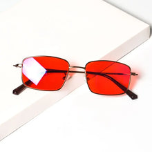 Load image into Gallery viewer, blue light glasses men Orange lens Red lens Clear lens Metal glasses blue light protection Blue light blocking glasses for male
