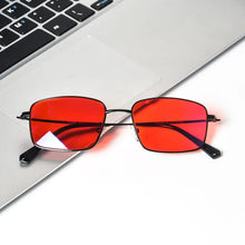 Load image into Gallery viewer, blue light glasses men Orange lens Red lens Clear lens Metal glasses blue light protection Blue light blocking glasses for male