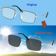 Load image into Gallery viewer, blue light glasses men Orange lens Red lens Clear lens Metal glasses blue light protection Blue light blocking glasses for male