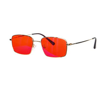 Load image into Gallery viewer, blue light glasses men Orange lens Red lens Clear lens Metal glasses blue light protection Blue light blocking glasses for male