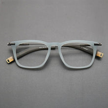 Load image into Gallery viewer, Vintage Titanium Optical Eyeglasses Frame Men Square Prescription Myopia Acetate Glasses Frame Women Luxury Brand Retro Eyewear
