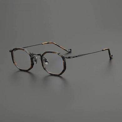 Gatenac Vintage Pure Titanium Glasses Frame Men Handmade Eyeglasses Frame Women 2025 New Fashion Luxury Brand Designer Eyewear