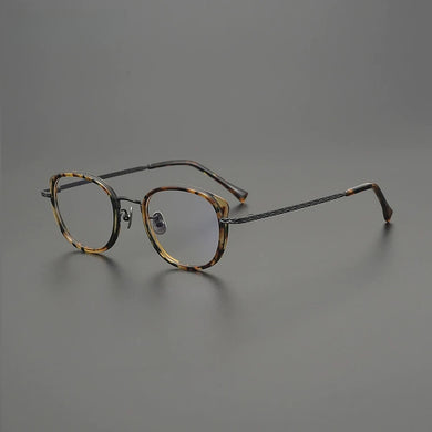 Gatenac Handmade Pure Titanium Glasses Frame Men Cat Eyes Eyeglasses Frame Women 2025 New Fashion Luxury Brand Designer Eyewear