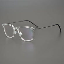 Carica l&#39;immagine nel visualizzatore di Gallery, Ultra Light Titanium Glasses Frame Men Square Prescription Optical Myopia Transparent Eyeglasses Women 2023 Luxury Brand Eyewear