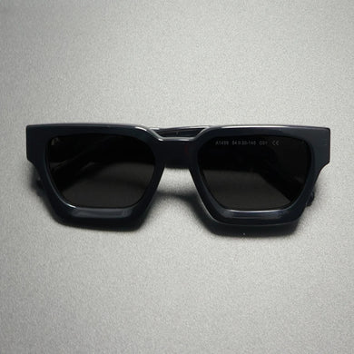Vintage Thicken Polarized Acetate Sunglasses Men Square Retro Handmade UV400 Sunglasses Women Designer Luxury Brand Eyewear