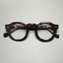 Load image into Gallery viewer, Gatenac Vintage Handmade Acetate Glasses Frame Men Round High Quality Eyeglasses Frame Women Retro Luxury Brand Designer Eyewear