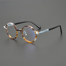 Load image into Gallery viewer, Gatenac Vintage Pure Titanium Glasses Frame Men Round Designer Eyeglasses Frame Women 2025 New Handmade Luxury Brand Eyewear
