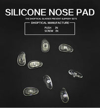 Load image into Gallery viewer, eyeglasses silicone nose pads 1000pcs left and right cy001 eyewear part accessories by dhoptical