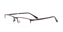 Load image into Gallery viewer, half-rim metal optical frames men&#39;s business eyeglasses frames for prescription myopia glasses myopia eyewear frame