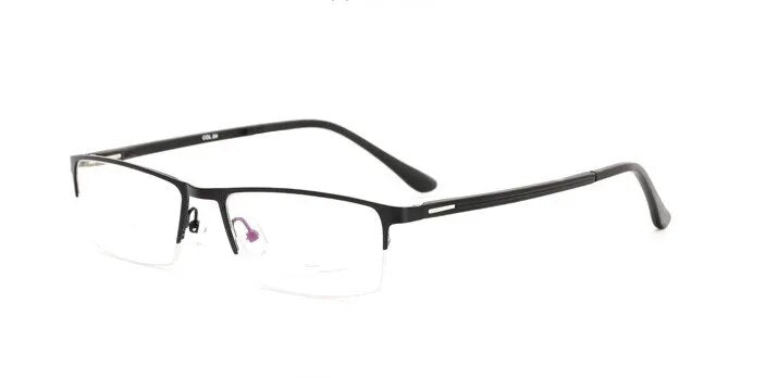 half-rim metal optical frames men's business eyeglasses frames for prescription myopia glasses myopia eyewear frame