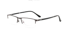 Load image into Gallery viewer, half-rim metal optical frames men&#39;s business eyeglasses frames for prescription myopia glasses myopia eyewear frame