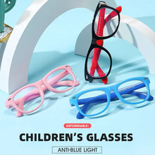 Load image into Gallery viewer, iboode 3-9 years Anti-blue Light Silicone Glasses Frame Brand Children Soft Frame Goggle Eyeglasses Kids Eywear Fame Eyewear