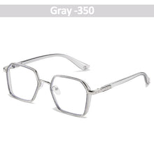 Load image into Gallery viewer, iboode Blue Light Blocking Myopia Glasses Finished Men Women Large Frame Myopic Eyewear Optical -1 -1.5 -2 -2.5 -3.5 Spectacles