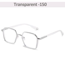 Load image into Gallery viewer, iboode Blue Light Blocking Myopia Glasses Finished Men Women Large Frame Myopic Eyewear Optical -1 -1.5 -2 -2.5 -3.5 Spectacles