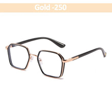 Load image into Gallery viewer, iboode Blue Light Blocking Myopia Glasses Finished Men Women Large Frame Myopic Eyewear Optical -1 -1.5 -2 -2.5 -3.5 Spectacles