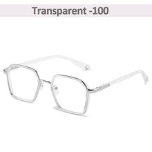 Load image into Gallery viewer, iboode Blue Light Blocking Myopia Glasses Finished Men Women Large Frame Myopic Eyewear Optical -1 -1.5 -2 -2.5 -3.5 Spectacles