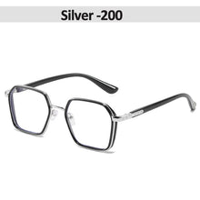 Load image into Gallery viewer, iboode Blue Light Blocking Myopia Glasses Finished Men Women Large Frame Myopic Eyewear Optical -1 -1.5 -2 -2.5 -3.5 Spectacles