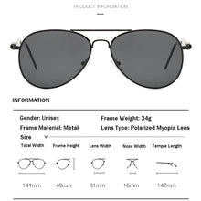 Load image into Gallery viewer, iboode Classic Polarized Myopia Sun Glasses Goggles Men Outdoor Driving Sunglasses Women Resin Lens Shades Diopters -0.5 to -6.0