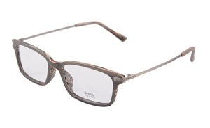 imitation wood-grain glases frame women vintage square optical frame full rim with box case cloth Oculos de grau 5067