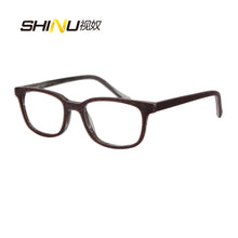 Carica l&#39;immagine nel visualizzatore di Gallery, imitationwood optical glasses frame  women men eyeglasses frame   spc glasses Oculos Femininos Gafas ZF115