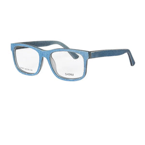 jeans glasses men progressive lenses automatic adjustment prescription glasses denim clothes with acetate 100% handmade custom