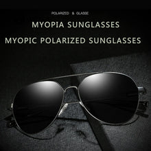 Load image into Gallery viewer, myopia sunglasses polarized men  prescription sun glasses myopic glasses A doctor&#39;s prescriptionThere are degrees of myopia