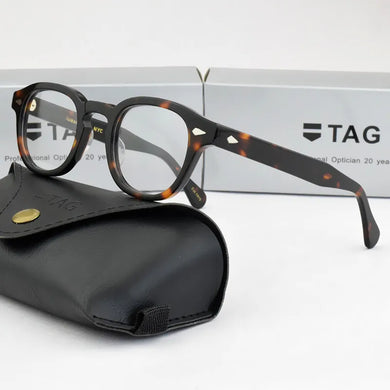 Glasses Frame Men Top Quality Acetate Johnny Depp Eyewear Frame Women Vintage Round Brand Design Eyeglasses Spectacle frames