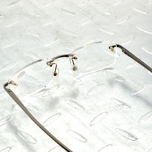 Load image into Gallery viewer, rimless al-mg alloy reading glasses Ultra-light spring leg spectacles +1 +1.5 +2 +2.5 +2.75 +3 +3.25 +3.5 +4