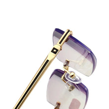 Load image into Gallery viewer, seemfly +1.0 1.5 4.0 Frameless Reading Glasses Men Classic Square Anti Blue Presbyopic Titanium Alloy Business Far sight Eyewear