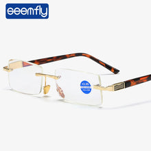 Load image into Gallery viewer, seemfly High Quality Anti Blue Light Men Women Reading Glasses Metal Elderly Vintage Presbyopic Far sight Goggles +1.5 2.0