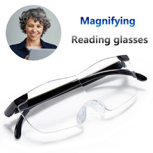 Load image into Gallery viewer, seemfly 250 Degree Vision Reading Glasses Women Men 1.6 times Magnifying Eyewear Presbyopic Glasses Magnifier Diopter Goggle