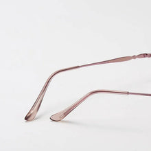 Carica l&#39;immagine nel visualizzatore di Gallery, seemfly Anti-blue light Half Frame Women Classic Reading Glasses Elegant Light Pink Far sighted Eyewear For Female +1.0 to +4.0