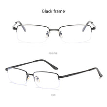 Load image into Gallery viewer, seemfly Diopter -1.0 to -4.0 Men Business Full Myopia Glasses Frame Metal Student Anti-blue Ray Computer Near Eyewear Eyeglasses