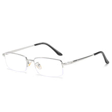 Load image into Gallery viewer, seemfly Diopter -1.0 to -4.0 Men Business Full Myopia Glasses Frame Metal Student Anti-blue Ray Computer Near Eyewear Eyeglasses