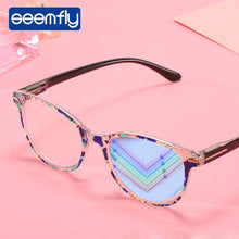 Load image into Gallery viewer, seemfly Classic Anti-Blu-ray Reading Glasses Women Ultra Light Comfortable Resin Genuine Presbyopic +1.0 1.5 2.0 2.5 3.5