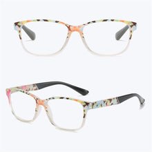 Load image into Gallery viewer, seemfly Floral Anti Blue Blocking Reading Glasses For Women Presbyopic Hyperopia Eyewear With +1.0 +1.5 +2.0 +2.5 +3.0 +3.5