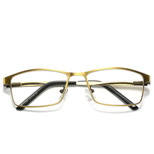 Load image into Gallery viewer, seemfly High Quality Men Business Reading Glasses Titanium alloy Vintage Anti Blue HD Computer Goggles For Men +1.0 +1.5 +2.5