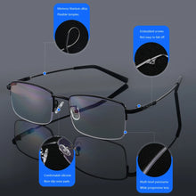 Load image into Gallery viewer, seemfly Intelligent Progressive Reading Glasses vintage Men Women Near and Far Glasses Anti Blue Light Metal Presbyopic Eyewear