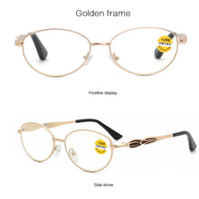 Load image into Gallery viewer, seemfly Metal Reading Glasses Women Anti Blue Light Computer Reading Eyeglasses For Men Reader Protection Eyewear +1.0 +1.5 +2.0