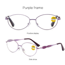 Load image into Gallery viewer, seemfly Metal Reading Glasses Women Anti Blue Light Computer Reading Eyeglasses For Men Reader Protection Eyewear +1.0 +1.5 +2.0