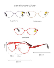 Load image into Gallery viewer, seemfly Metal Reading Glasses Women Anti Blue Light Computer Reading Eyeglasses For Men Reader Protection Eyewear +1.0 +1.5 +2.0