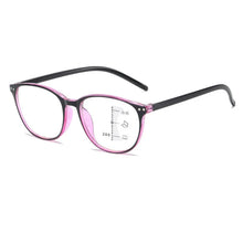 Load image into Gallery viewer, seemfly Multi-focus Anti-blue Light Reading Glasses Man and Women Far and Near Sighted Eyeglasses Dual Use Reading Eyewear