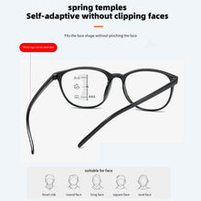 Load image into Gallery viewer, seemfly Multi-focus Anti-blue Light Reading Glasses Man and Women Far and Near Sighted Eyeglasses Dual Use Reading Eyewear