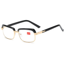 Load image into Gallery viewer, seemfly Optical Glass Reading Glasses With Blue Film Presbyopia Eyeglasses For Women Men Diopter With +1 +1.5 +2 +2.5 +3 +3.5 +4
