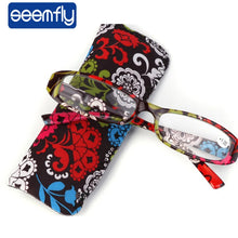 Load image into Gallery viewer, seemfly Reading Glasses Men Portable Unisex Presbyopic Glasses With Bag Women Elegant Red Far Sighted Eyewear +1.0 to 4