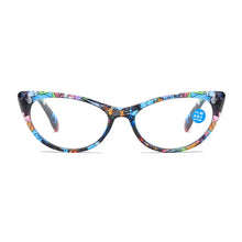 Load image into Gallery viewer, seemfly Retro Reading Glasses Ladies Printed floral Computer Anti-fatigue Presbyopia Eyeglasses Redder Eyewear With +1.0 +1.5 +2