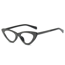 Load image into Gallery viewer, seemfly Sexy Cat Eye Reading Glasses Women Diamond Presbyopic Eyewear Ultralight With Diopter +1.0 1.5 2.0 2.5 3.0 3.5