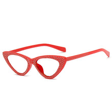 Load image into Gallery viewer, seemfly Sexy Cat Eye Reading Glasses Women Diamond Presbyopic Eyewear Ultralight With Diopter +1.0 1.5 2.0 2.5 3.0 3.5